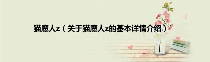 猫魔人z（关于猫魔人z的基本详情介绍）